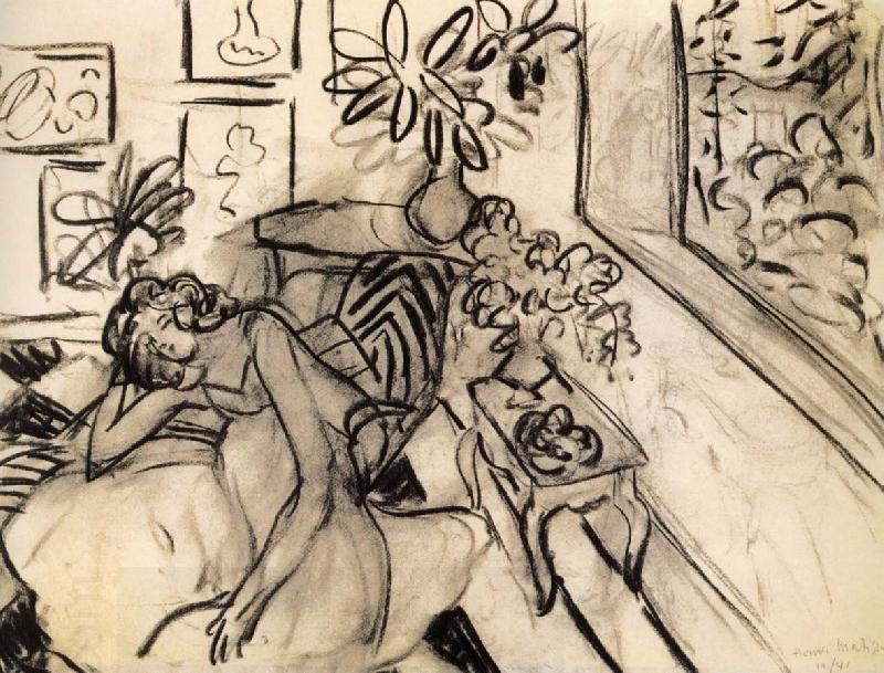 Henri Matisse Lying woman